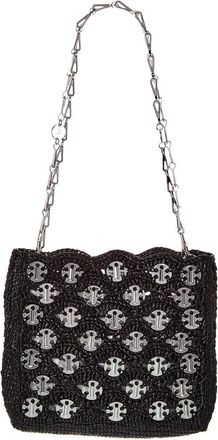 Paco Rabanne Sparkle Raffia Shoulder Bag