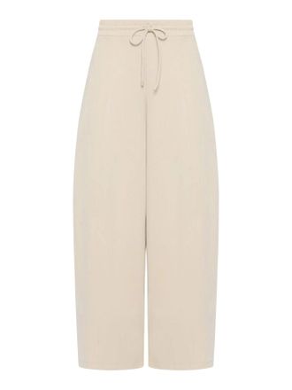 Max Mara BARREL LEG PANTS IN TECHNICAL COTTON JERSEY - Max Mara - Woman