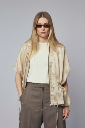 Rick Owens Woven Jacket - Sail Jkt Sand