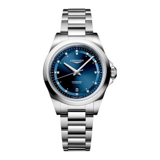 Longines Conquest - Dames - Horloges - Blauw - ONE Size - Accessoires