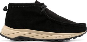 Clarks round-toe suede sneakers - men - Suede/Calf Leather/Rubber - 8 - Black