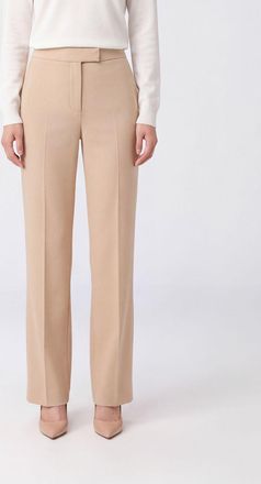 Zimmermann Valiant Mid-Rise Virgin Wool Skinny Trousers with Slash Pockets