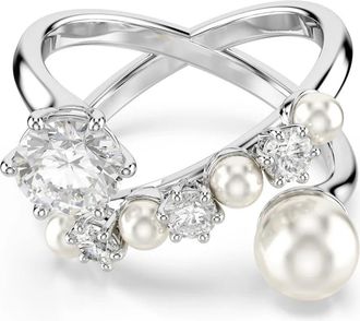 Swarovski Ringe - Matrix Ring - Gr. 15.5 - in Silber - für Damen