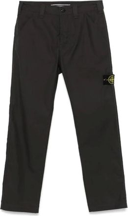 Stone Island Broeken, Heren, Zwart, W31, Casual Cargo Broek