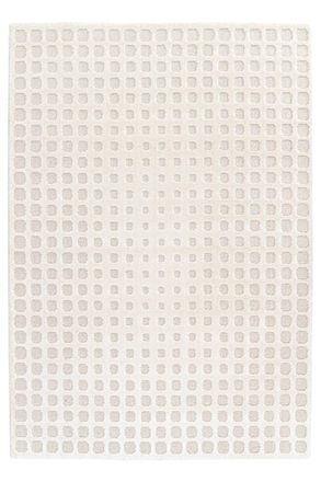 AFK Living Alfombra muy suave con efecto relieve beige 160 x 230 cm