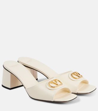 Valentino Garavani VLogo leather mules