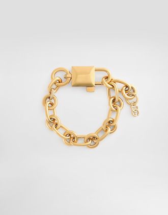 Dolce & Gabbana Chain Bracelet - Man Bijoux Gold Metal Onesize