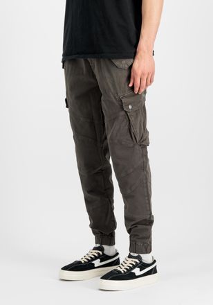 Alpha Industries Cargohose ALPHA INDUSTRIES Combat Pant, Herren, Gr. 29, Normalgr&ouml;ssen, grau (grauschwarz), Obermaterial: 98% Baumwolle, 2% Elastan; Futter: 100% Baumw