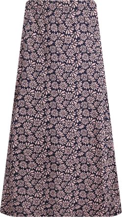 Weird Fish Dames/Dames Romaro Jersey Midi rok (Tearose)