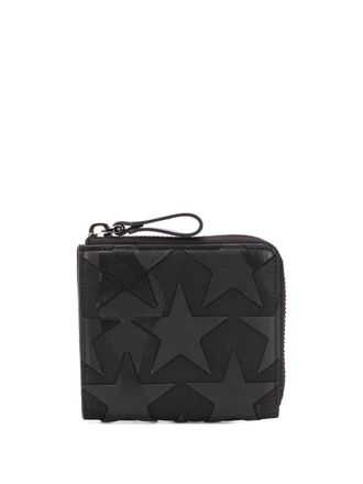 Valentino Garavani camouflage star patch wallet - Black