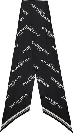 Givenchy Maxi Bandeau Shadow - Dames - Zijden sjaals - Zwart - ONE Size - Accessoires