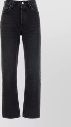 A Gold E straight leg five-pocket design belt loops