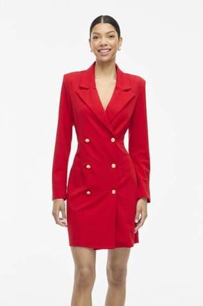 Vila blazerjurk rood