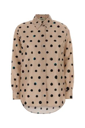 Fendi Printed Taffeta Shirt