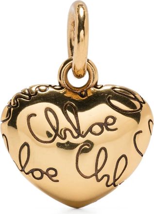 Chlo&eacute; heart-shaped necklace - women - Brass - One Size - Gold