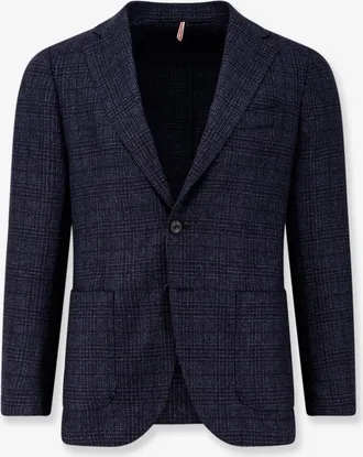 Santaniello Single-breasted wool blazer - SANTANIELLO - gender_Man