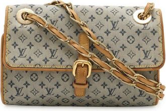 Louis Vuitton Blue Monogram Canvas Mini Camille (Authentic Pre-Loved)