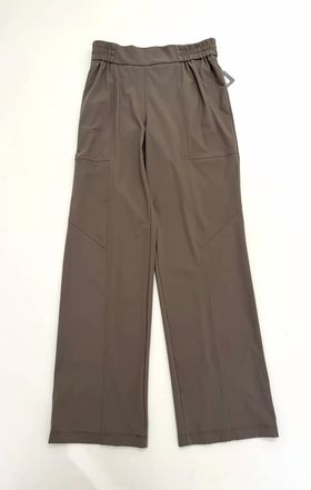 Elliott Lauren Womens Elastic Waist Pant In Taupe