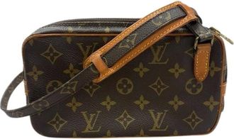 Louis Vuitton Pre-owned Cross Body Bags, female, Brown, Size: ONE SIZE Pre-owned Marly Bandouliere Monogram Shoulder Bag