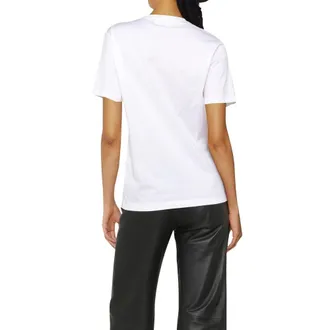 Ferragamo Floral-Printed Cotton T-shirt - White