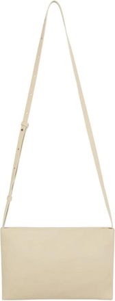 Cortana Ivoorleren schoudertas - Dames - Schoudertassen - Beige - ONE Size - Leer - Tassen