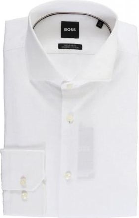 HUGO BOSS Formele Overhemd - Heren - Zakelijke Overhemden - Wit - L - Overhemden