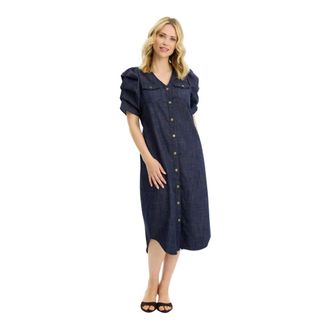 In Front IN Front, Dames, Jurken, Blauw, Maat: M