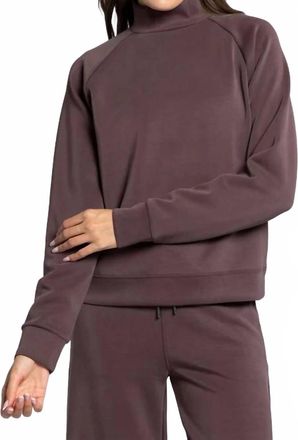 Thread & Supply Kai Mockneck Top In Raisin
