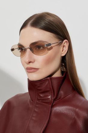 Balenciaga Sunglasses, Unisex, Silver