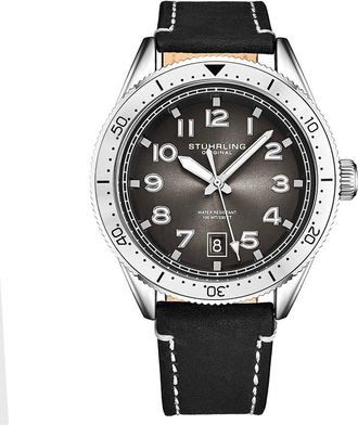 Stührling Monaco Quartz Black Dial Mens Watch M13669