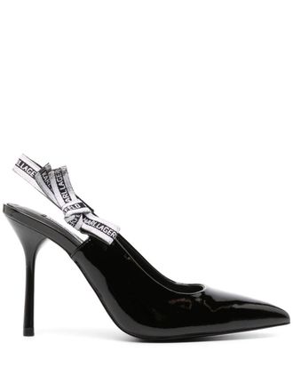Karl Lagerfeld Pumps con cinturino posteriore - Nero