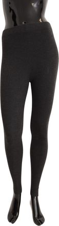 Dolce & Gabbana Womens Gray Cashmere Tights Stocking Socks Clothing