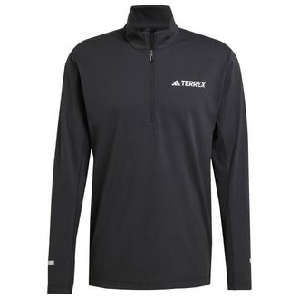 ADIDAS TERREX Terrex Xperior Half Zip Longsleeve Funktionsshirt f&uuml;r Herren | schwarz/grau