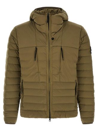 Stone Island Green Quilted Hood Jacket