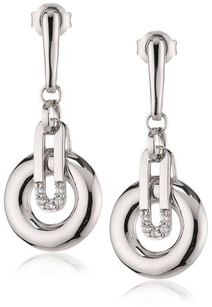 Orphelia WoMens 925 Sterling Silver Drop Earrings - ZO-5143 - One Size
