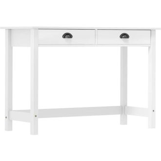 vidaXL Consolle Hill con 2 Cassetti 110x45x74 cm in Massello di Pino - Vidaxl