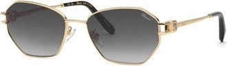 Chopard Schm 50S 300F Zonnebril - Dames - Zonnebrillen - Geel - 58 MM - Nylon - Accessoires