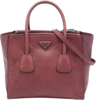 Prada Pre-owned Satchel - Dames - Vintage Shopper - Roze - ONE Size - Leer - Vintage