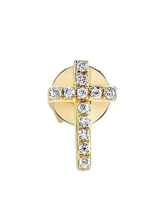 Sydney Evan 14K yellow gold diamond earring - women - 14kt Gold/Diamond - One Size