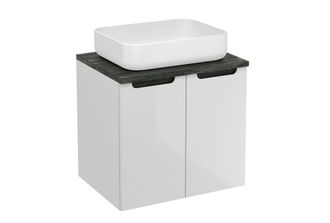 Puma Naturel Mueble De Ba&ntilde;o Bajo Lavabo Naturel Stilla 60x60x45 Cm, Blanco (stillad06033dc)
