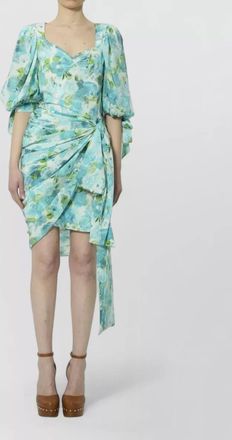 Chlo&eacute; silk midi dress floral print