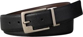 Calvin Klein Belts, male, Black, Size: 120 CM Ssnl Mono Frame Buckle Belt