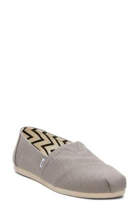 Toms Alpargata Slip-On in Morning Dove Heritage Canvas at Nordstrom Rack, Size 6