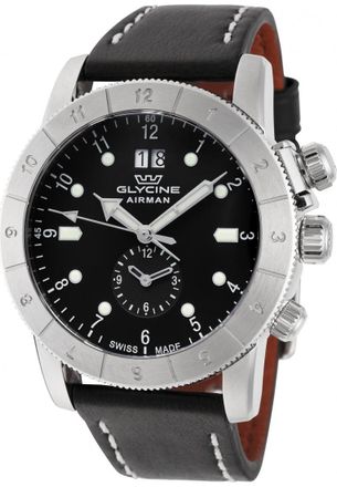 Glycine GL0150 Mens Airman Watch - Silver