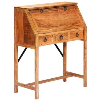 vidaXL Secretario 90x40x107 Cm Acacia Madeira