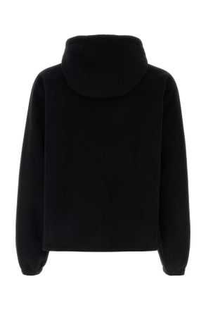 Prada Mens Black Pile Jacket Nero Giubbini