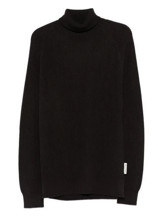 Marc O'Polo roll-neck ribbed-knit sweater - Bruin