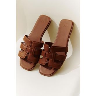 H&M Sandals in Brown at Nordstrom, Size 10