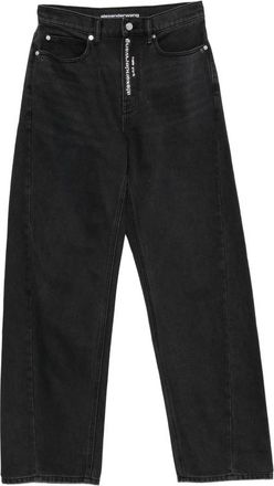Alexander Wang Logo-embellishment Buttoned Jeans