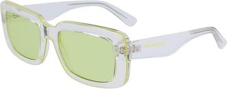 Karl Lagerfeld KL6101S 970 Womens Sunglasses Clear Size 54